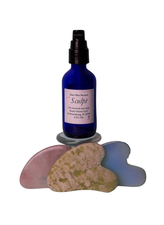 Sculpt Serum & Gua Sha Stone Set