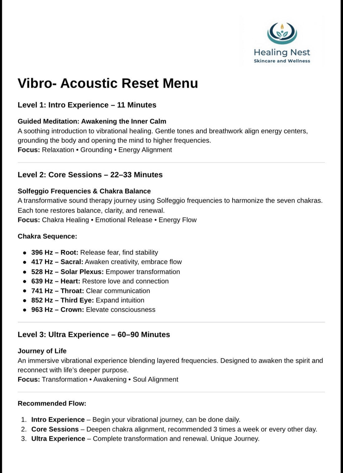 What is a Vibro-Acoustic Reset?!??