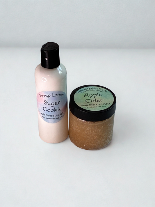 Organic Sugar Scrubs and Hemp Lotions