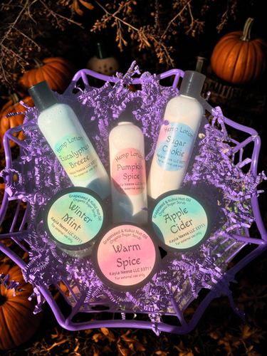 Organic Sugar Scrubs and Hemp Lotions